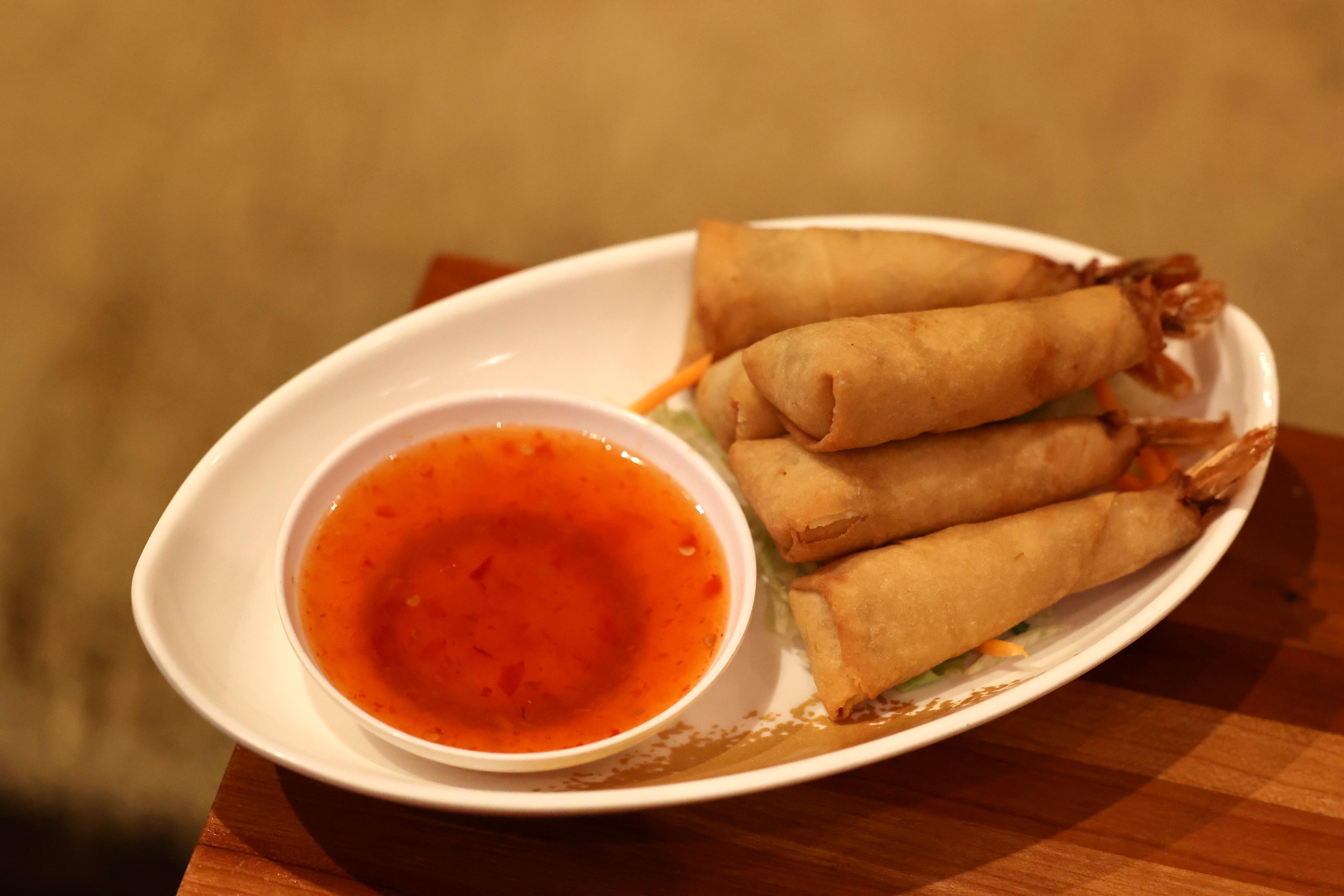 Shrimp Egg Rolls.