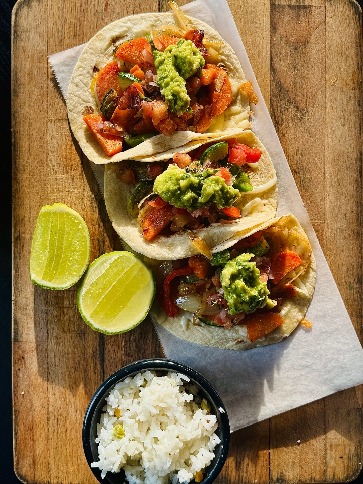 Veggie Tacos.