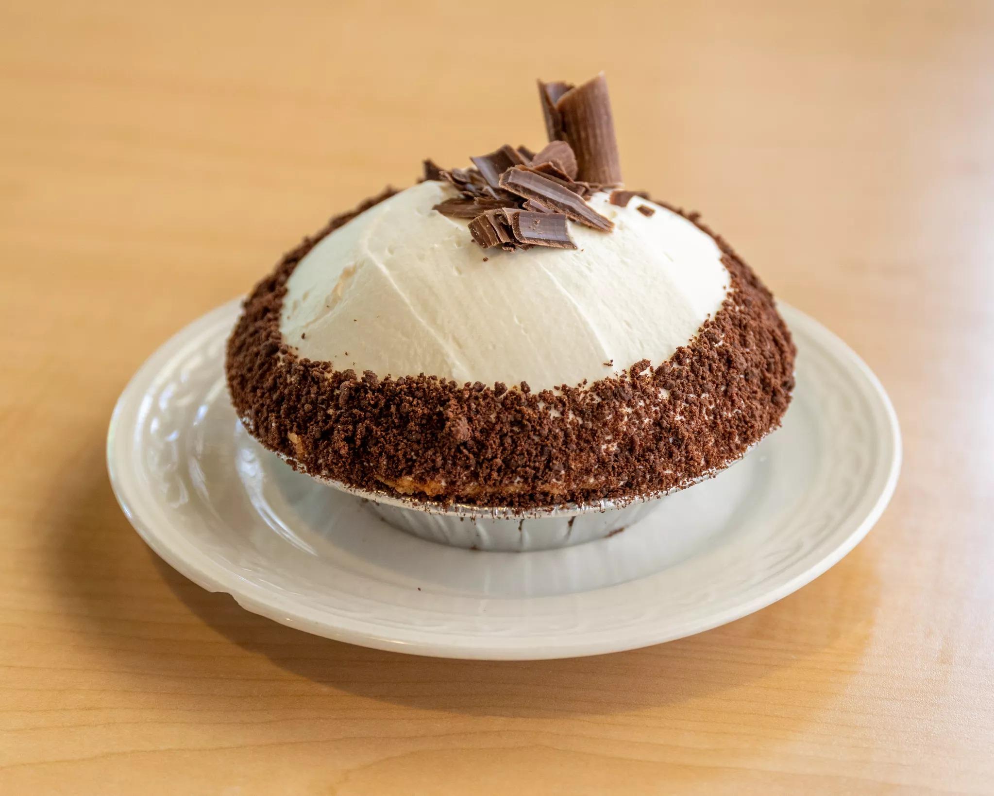 4" Chocolate Cream Pie.