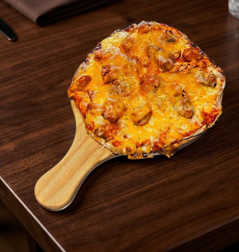 Butter Chicken Pizza.