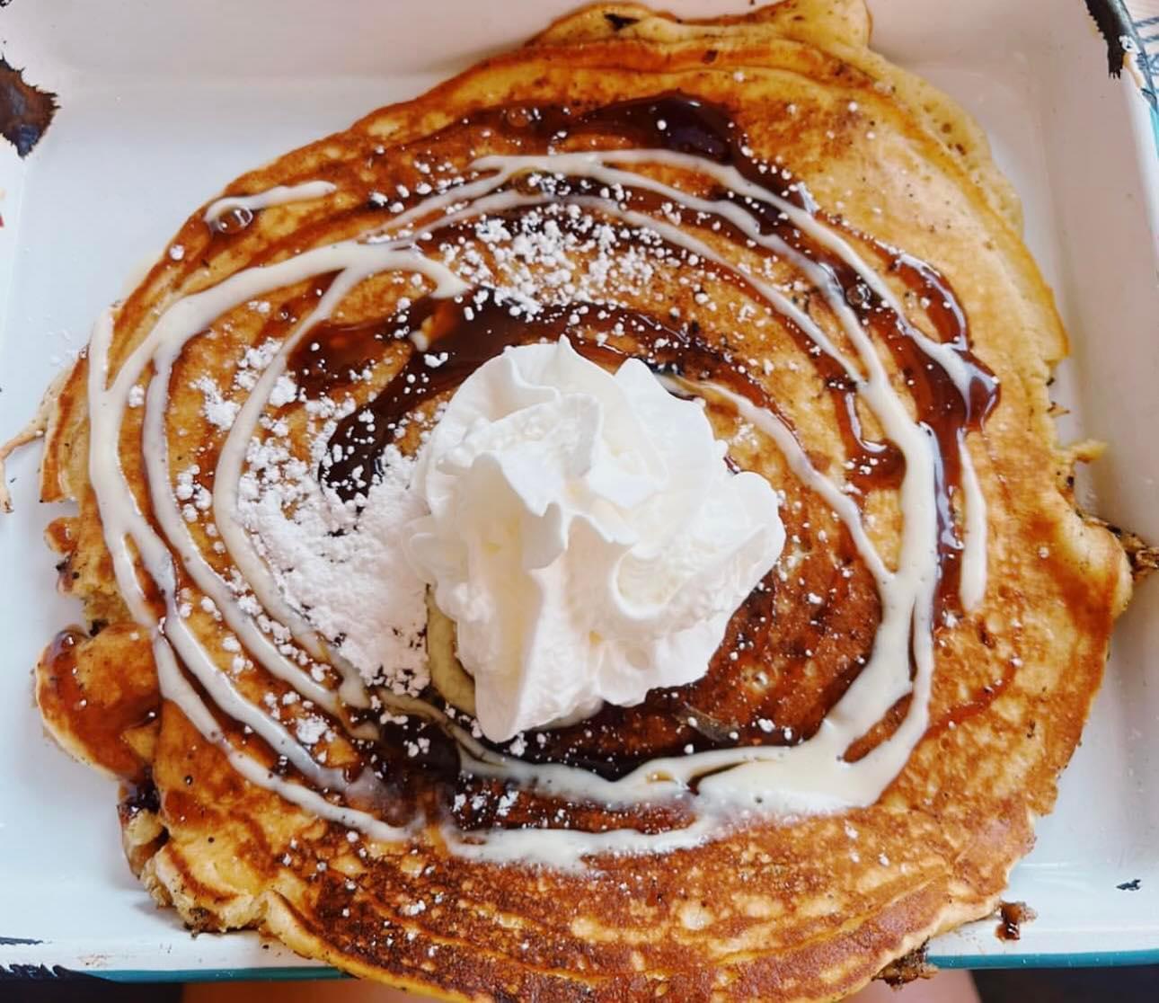 Cinnamon Bun Pancake.