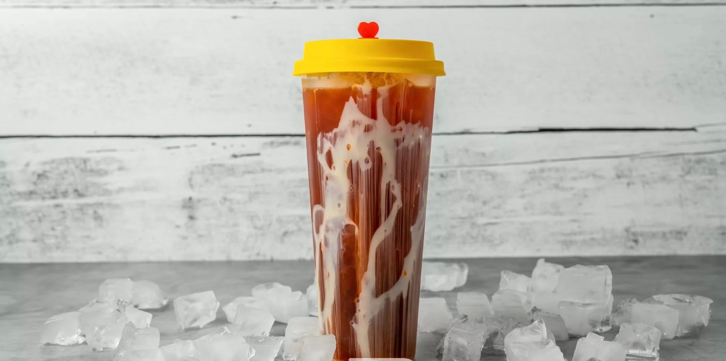 Thai iced tea.