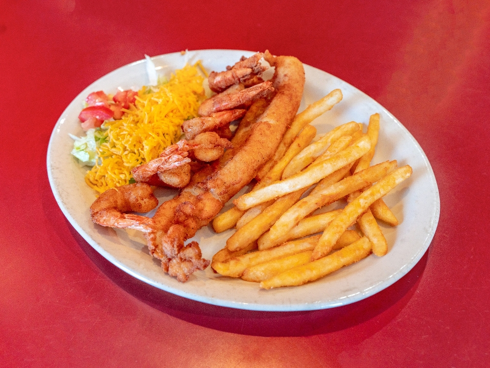 Fried Seafood Platter.