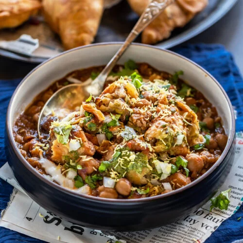 Samosa Chaat.