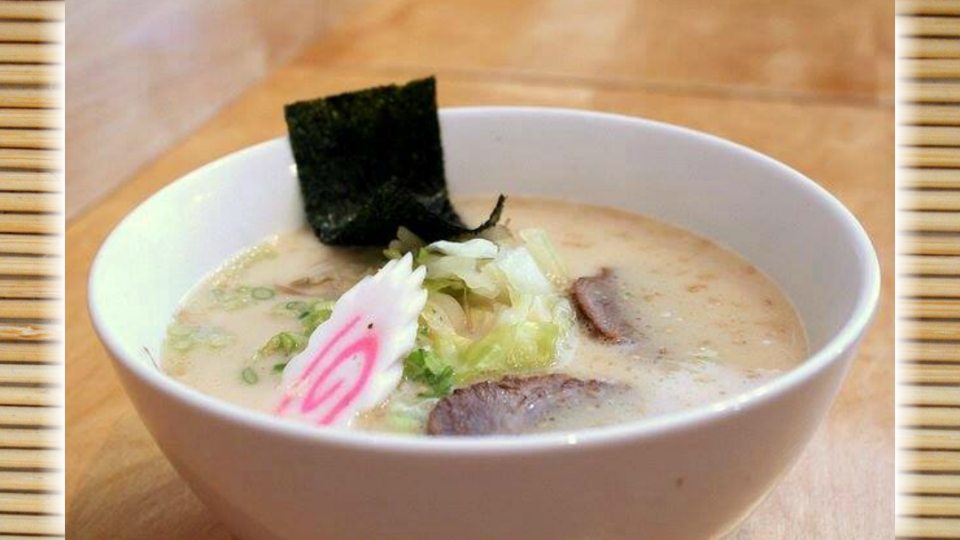 #3. Tonkotsu Ramen.