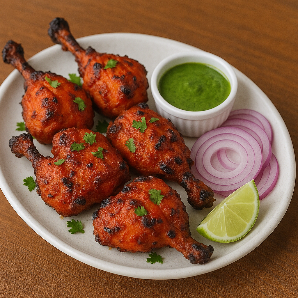 Chicken Tandoori bone-in.