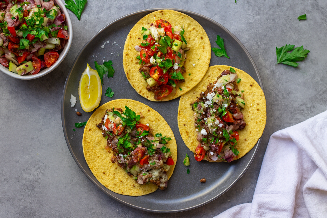 Taco Plate* NEW ITEM * MEXiTERRANEAN.