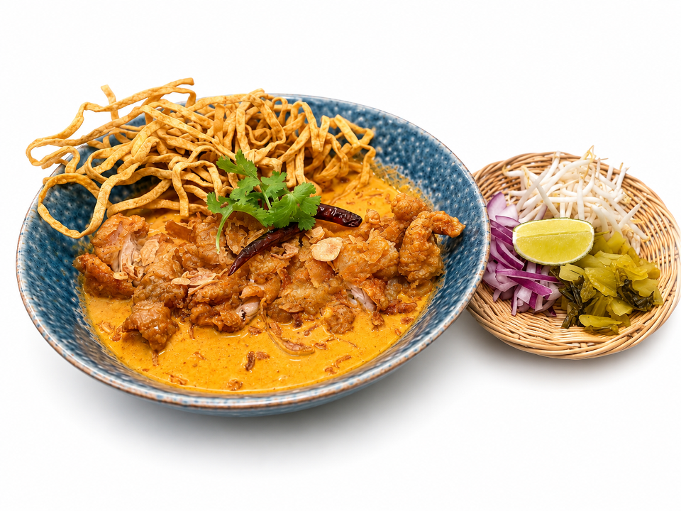CRISPY CHICKEN KHAO SOI 🌶️.