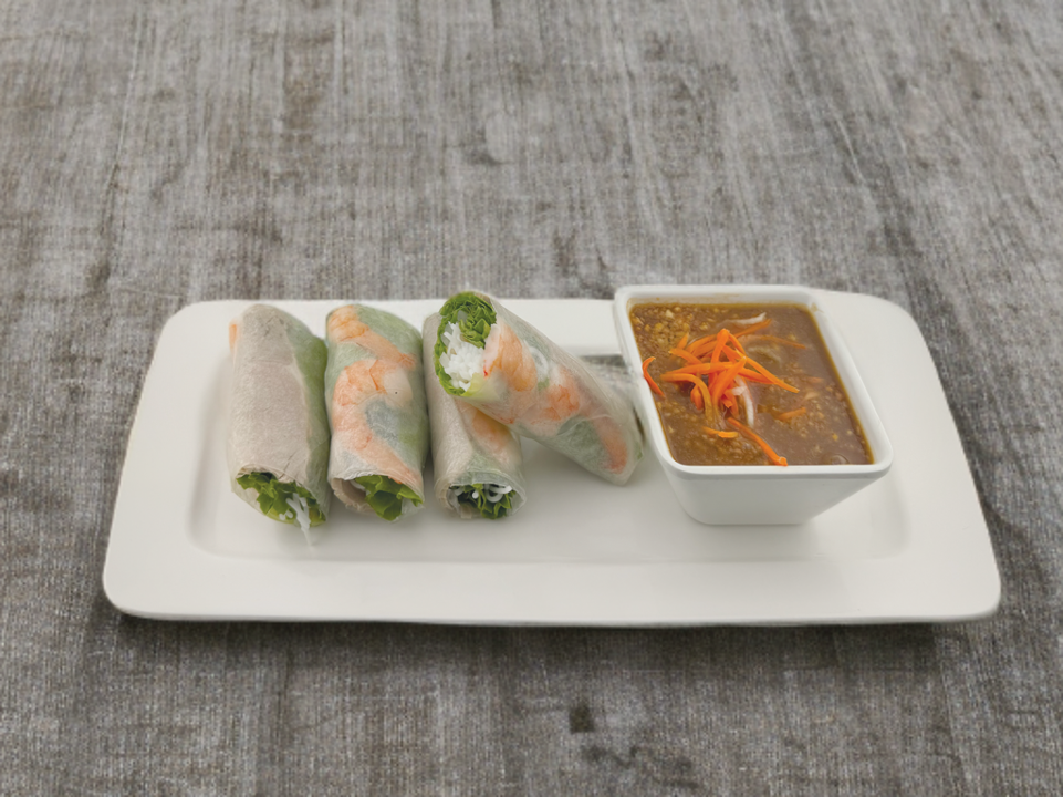 Shrimp and Pork Spring roll.