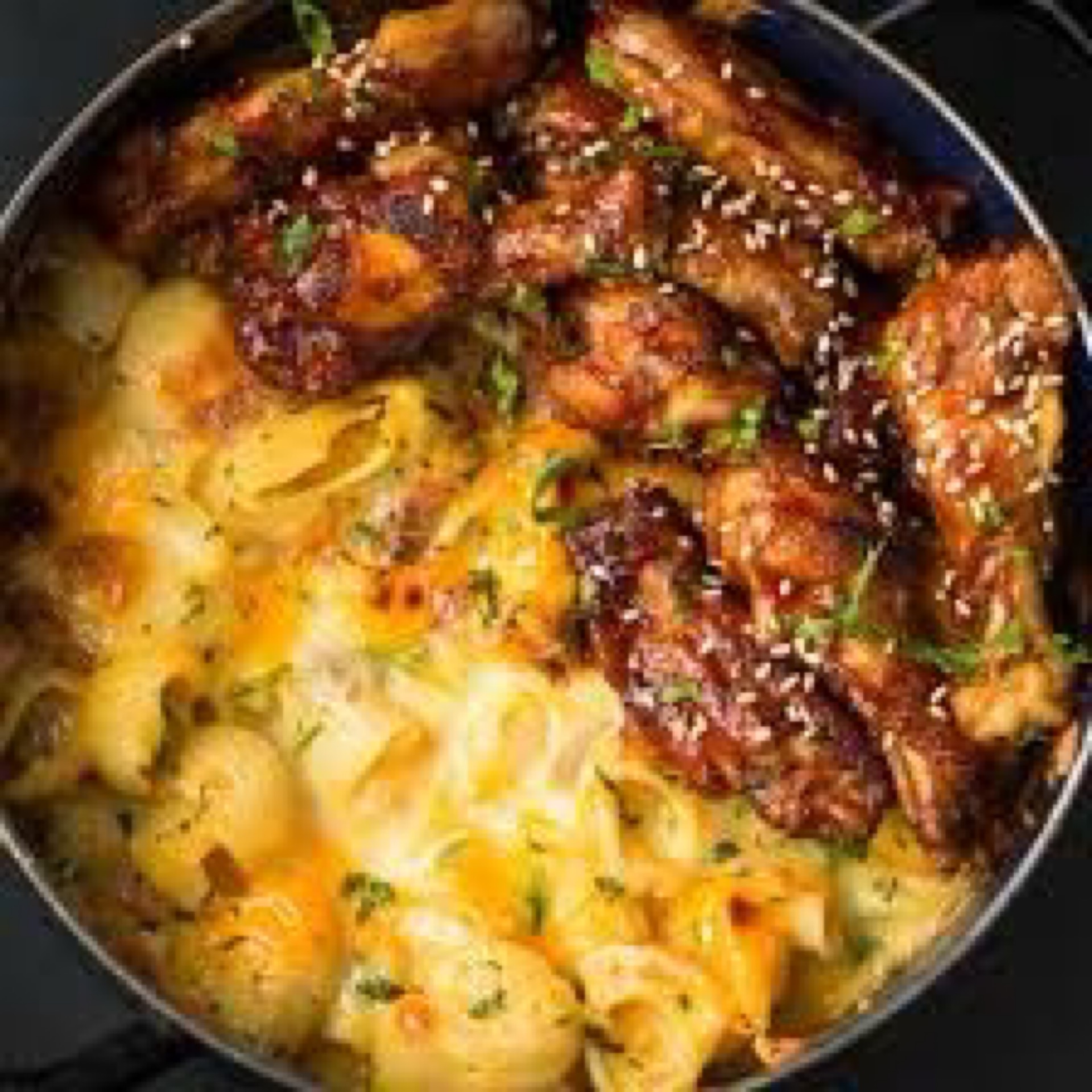 5 pc Wings and Pasta.