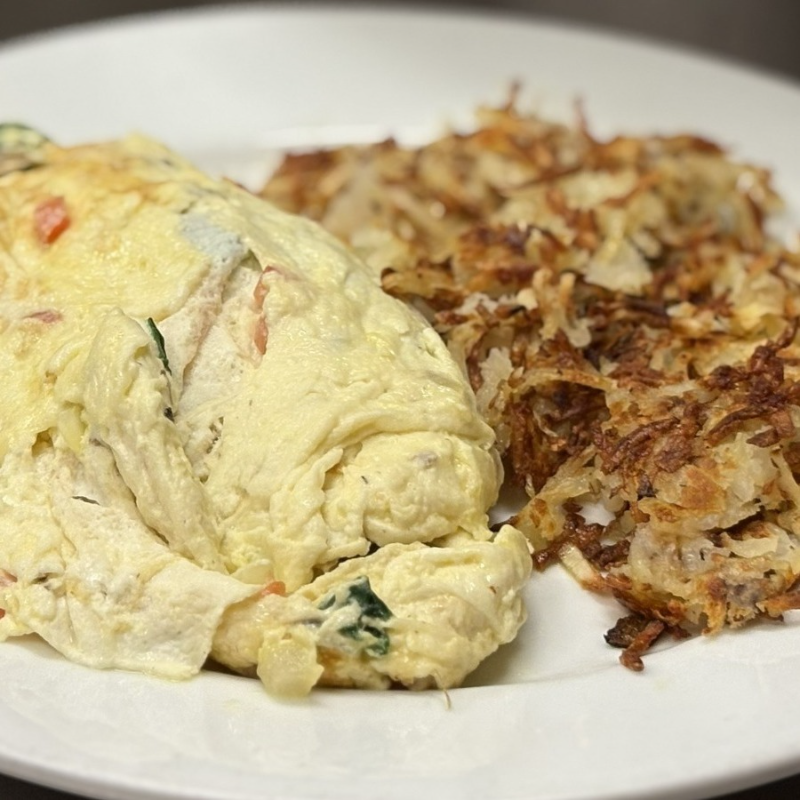 Aphrodite's Egg White Omelette.