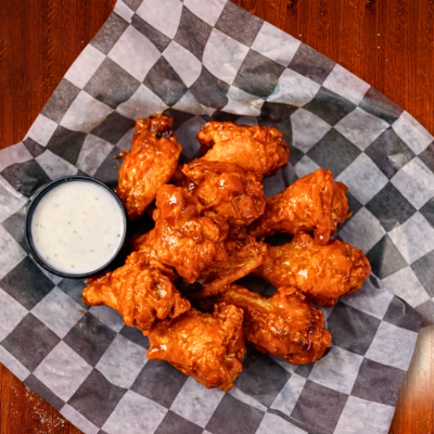 WINGS Buffalo (Mild, Medium, Hot) (6).