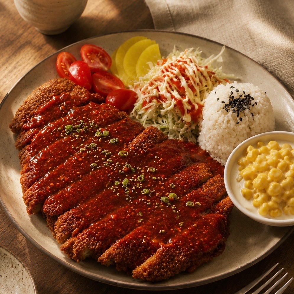 SPICY DONKASS 매운 돈까스.