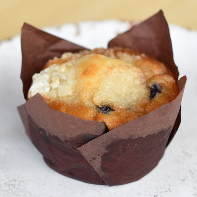 Blueberry Cobler Muffin.