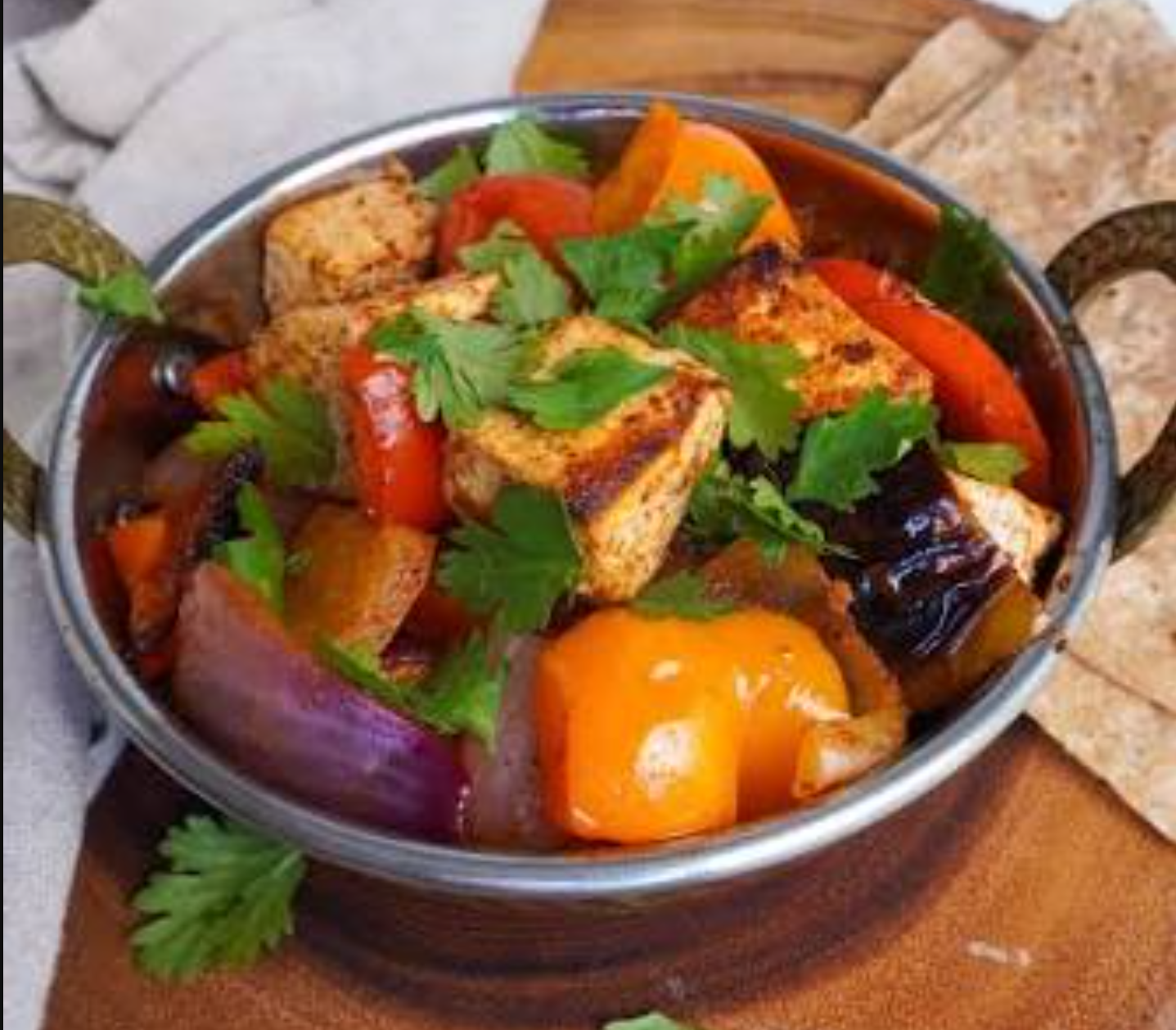 Kadhai Tofu.