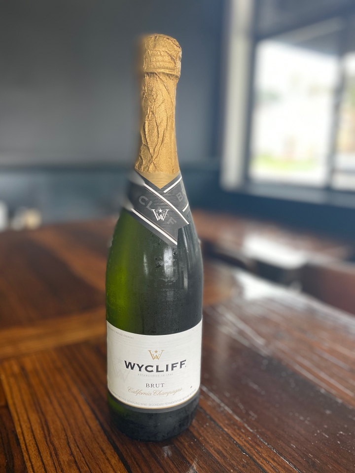 Wycliff California Sparkling Wine Bottle