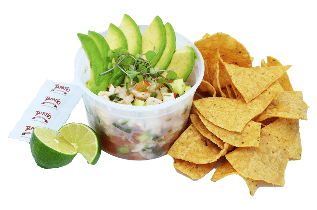 Ceviche & Chips.
