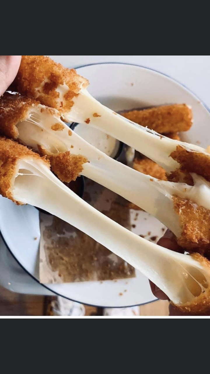 Homemade Fried Mozzarella.