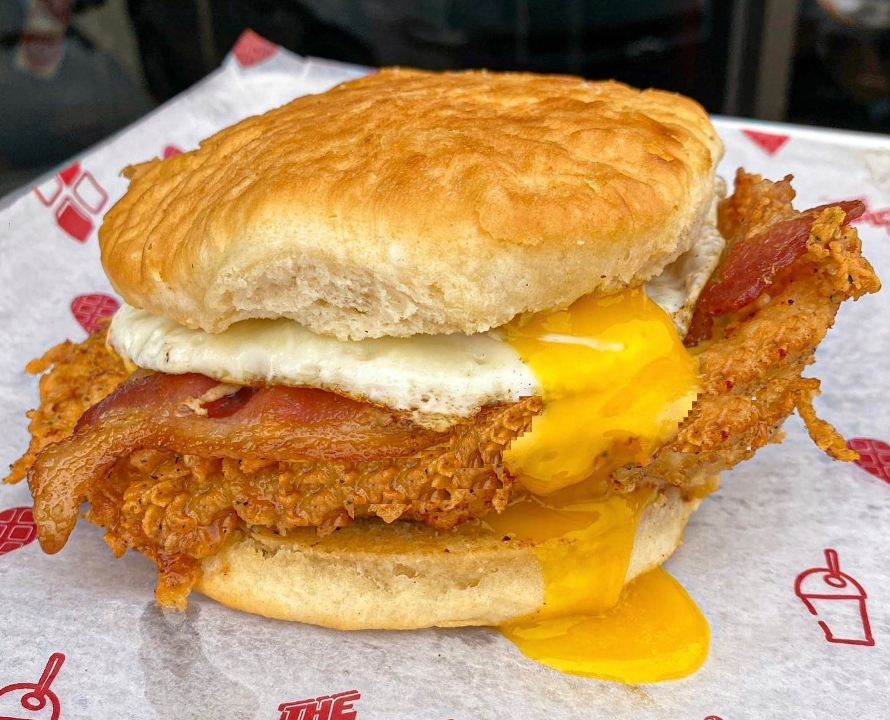 Honey Butter Chicken Biscuit.