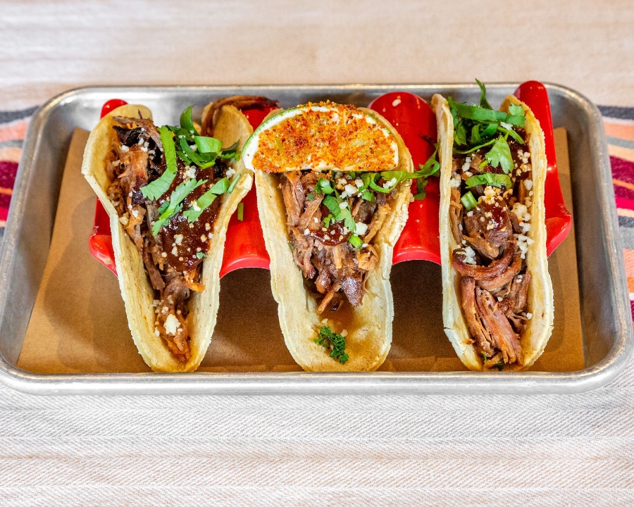 Bar-B Beef Tacos.