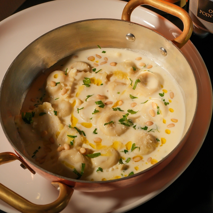 Ravioli Gorgonzola.