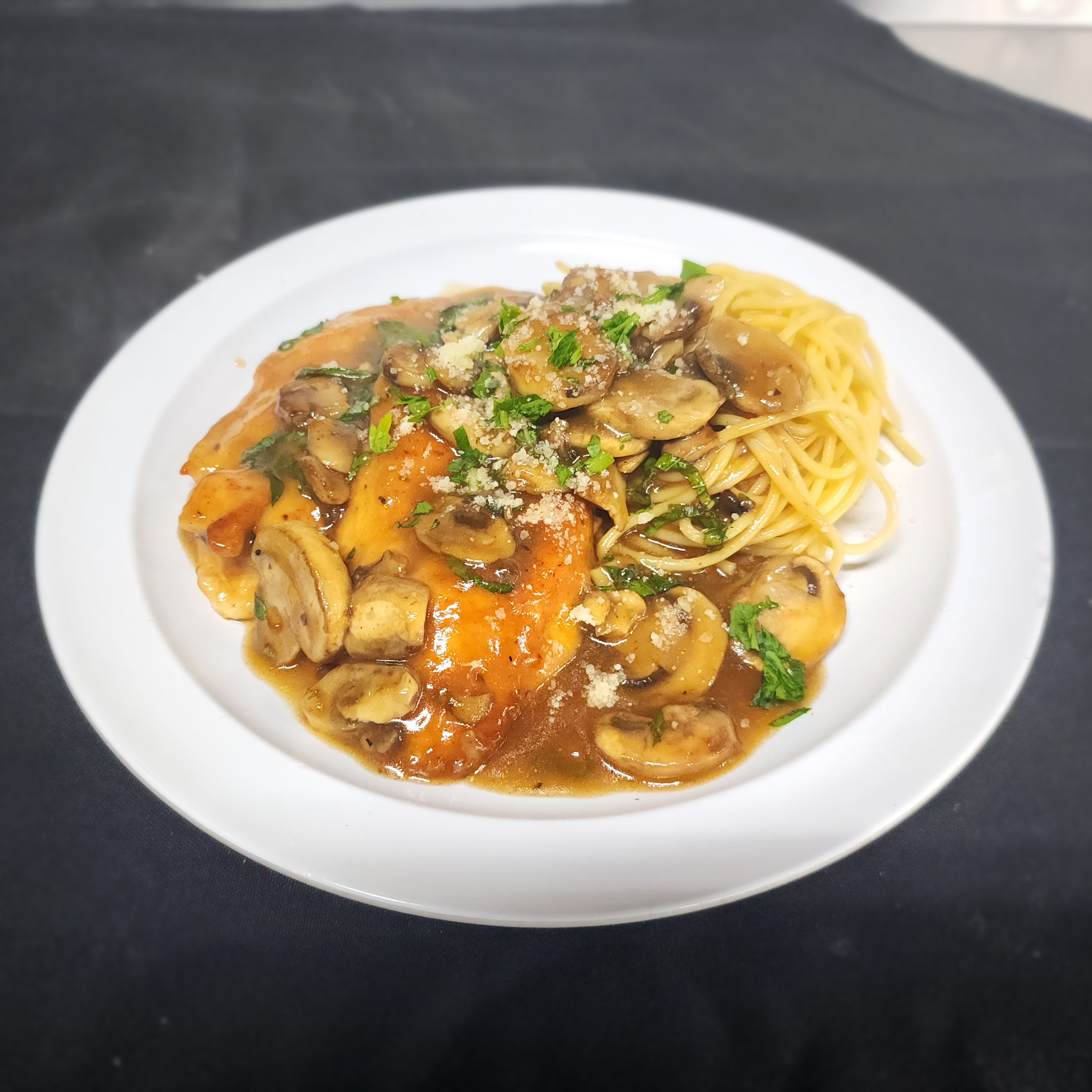 Chicken Marsala.