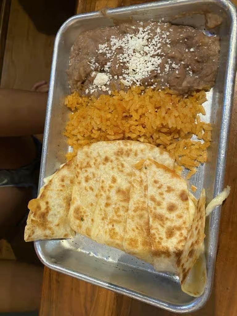 Kid Cheese Quesadilla.