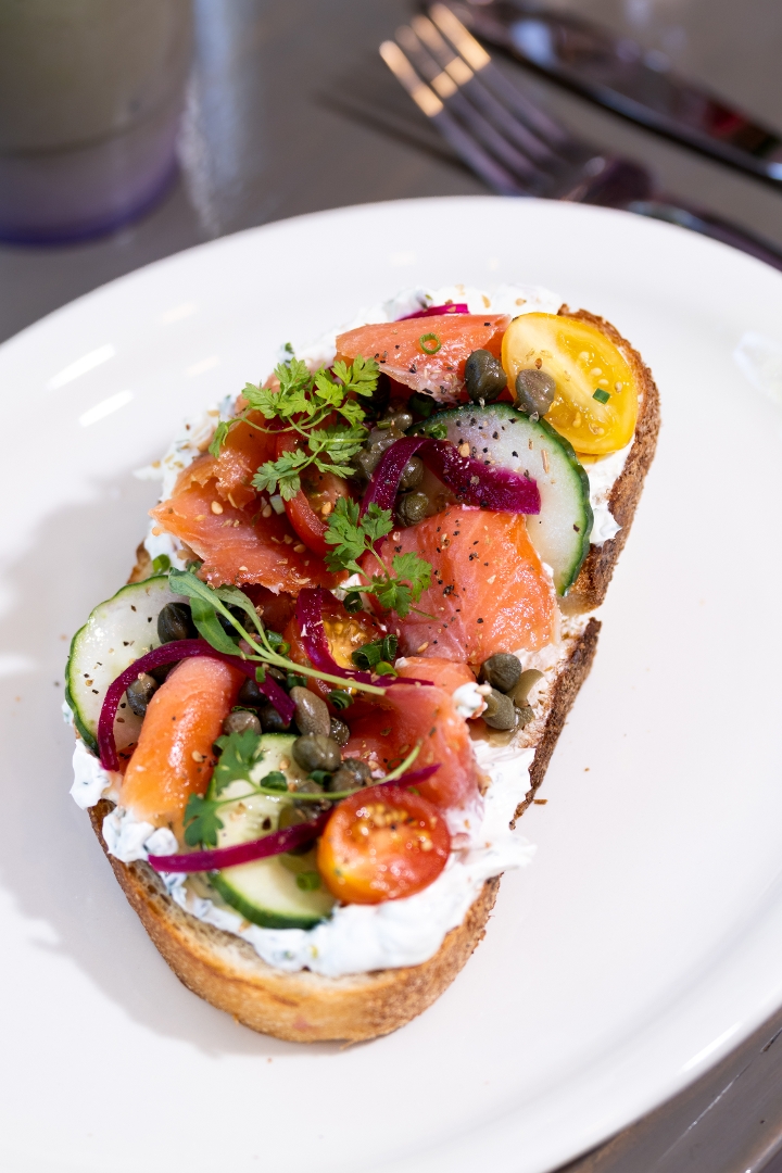Smoked Salmon & Ricotta Toast.