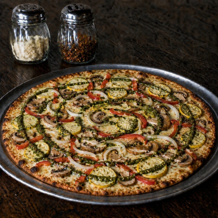 Thin Crust SM The Veggie Monster.