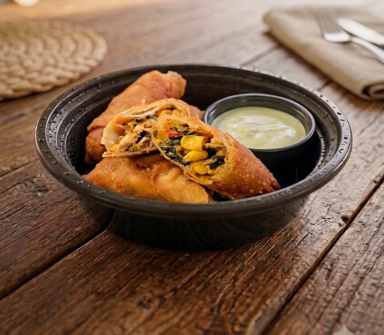 Southwest Chicken Eggrolls.