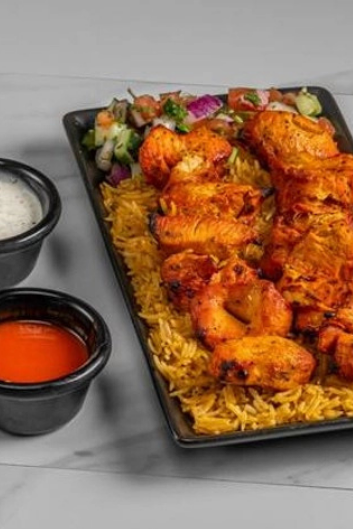 Chicken Tikka Platter.