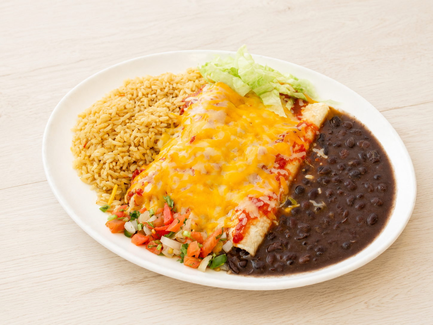 Enchilada Platter.