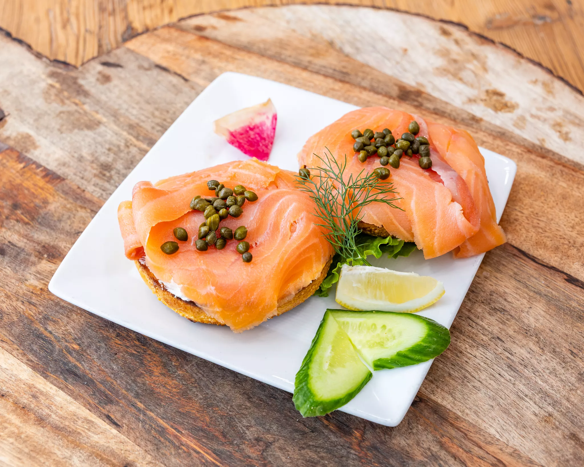 Lox Sandwich.