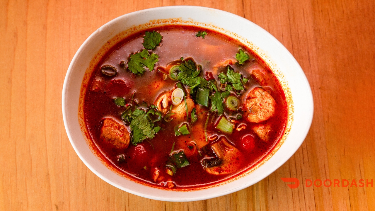 Tom Yum Koong (Shrimp).
