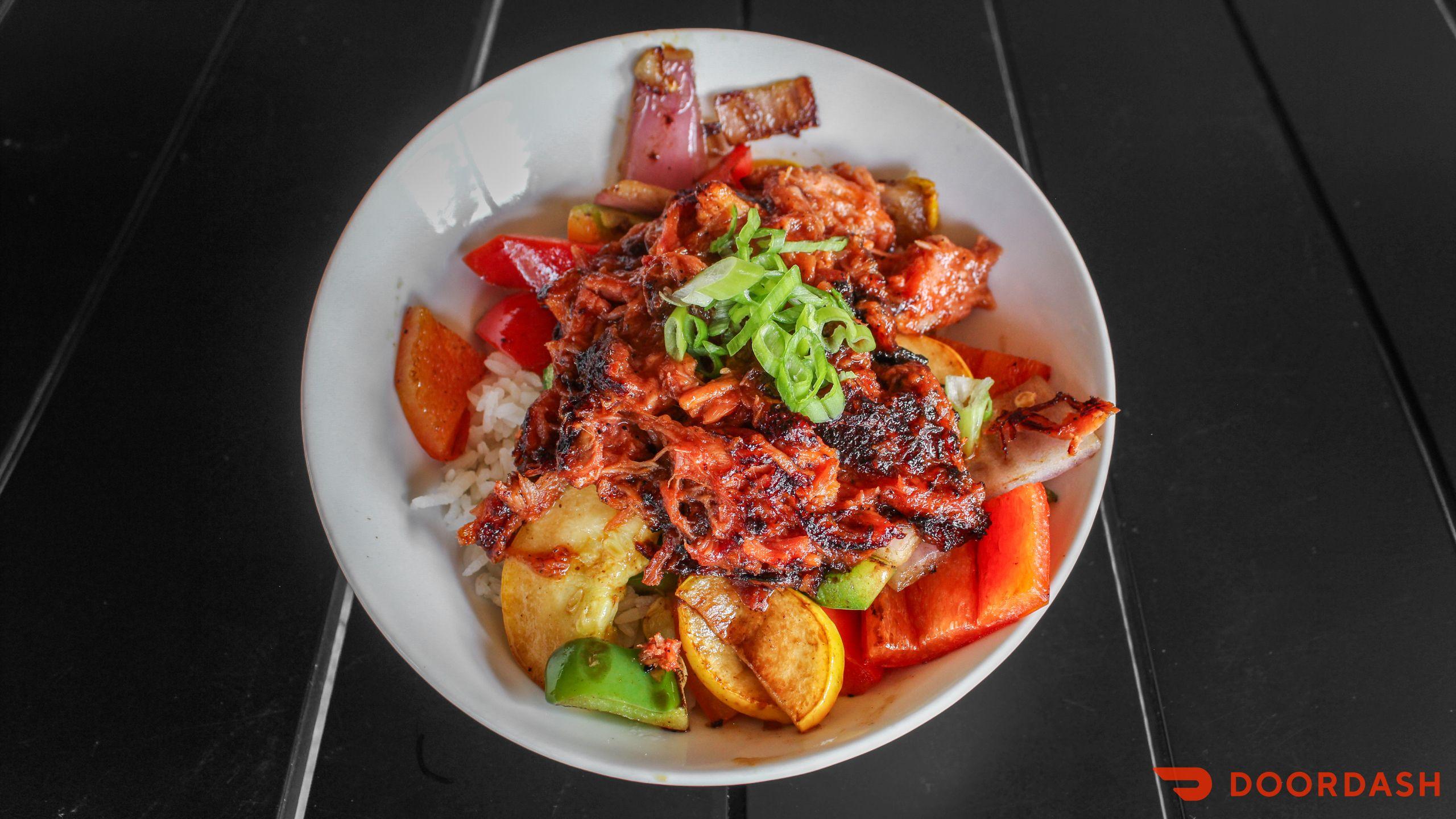 BBQ Pork Bowl.