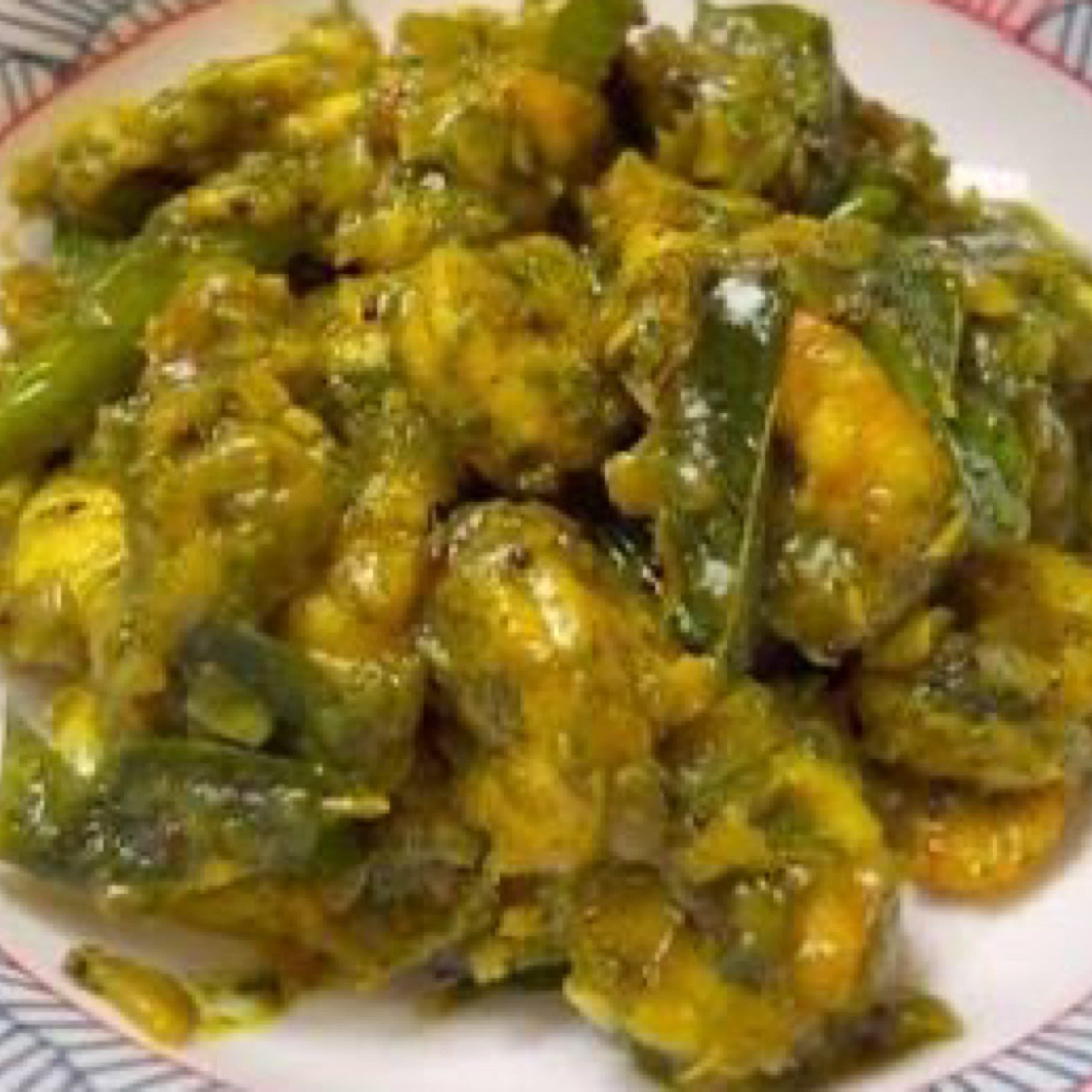 Karivepaku Pachimirchi Shrimp.