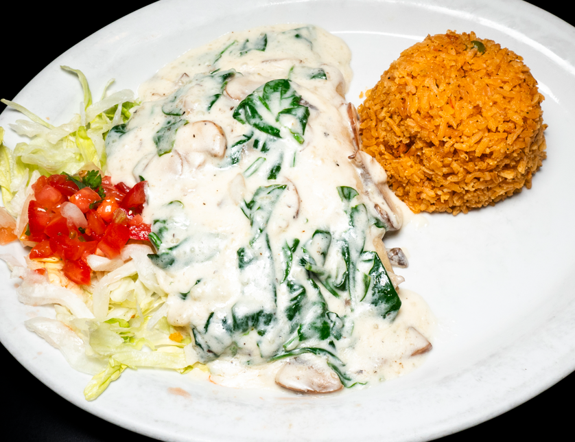 Enchiladas Spinach.