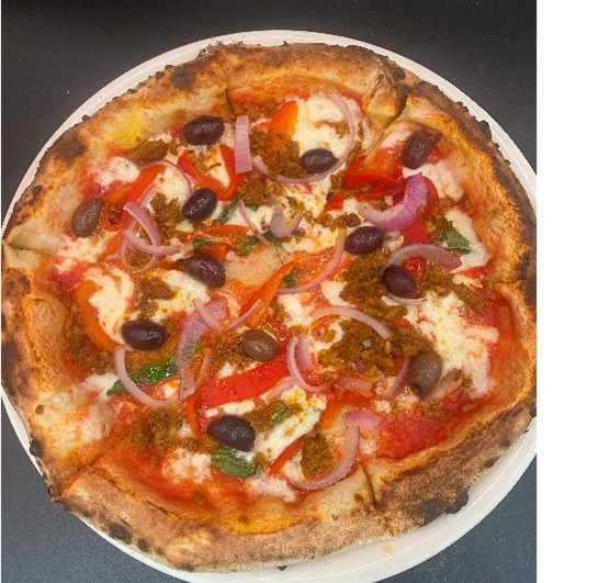 Salsiccia Pizza.