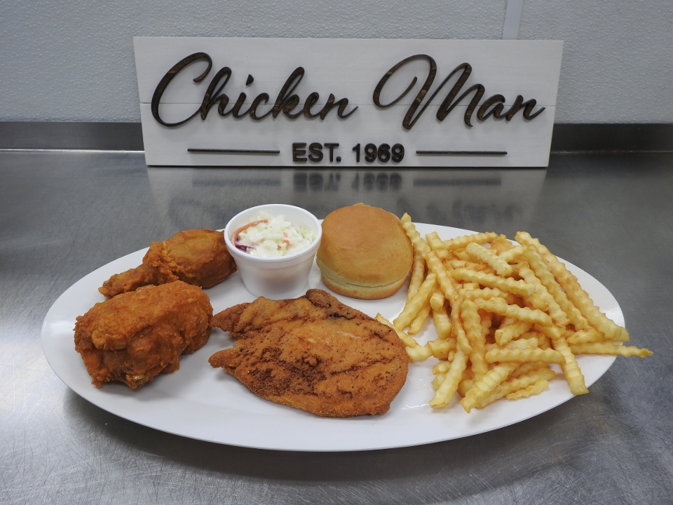Chicken & Chops Dinner.
