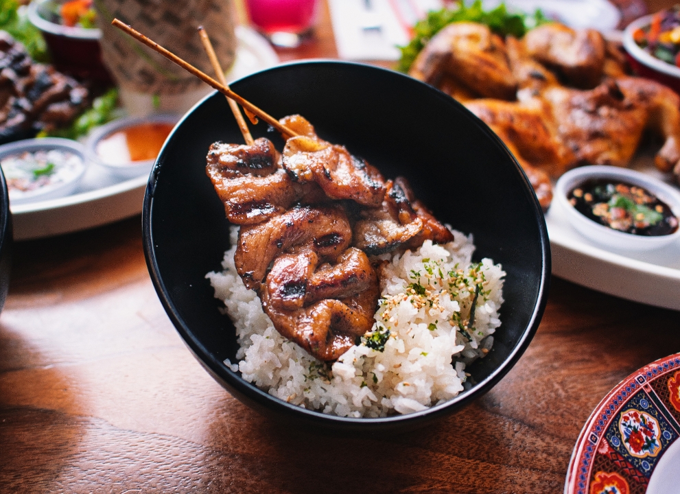Kids Moo Ping & Rice.