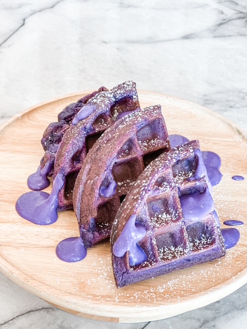 Mochi Waffle - Ube.