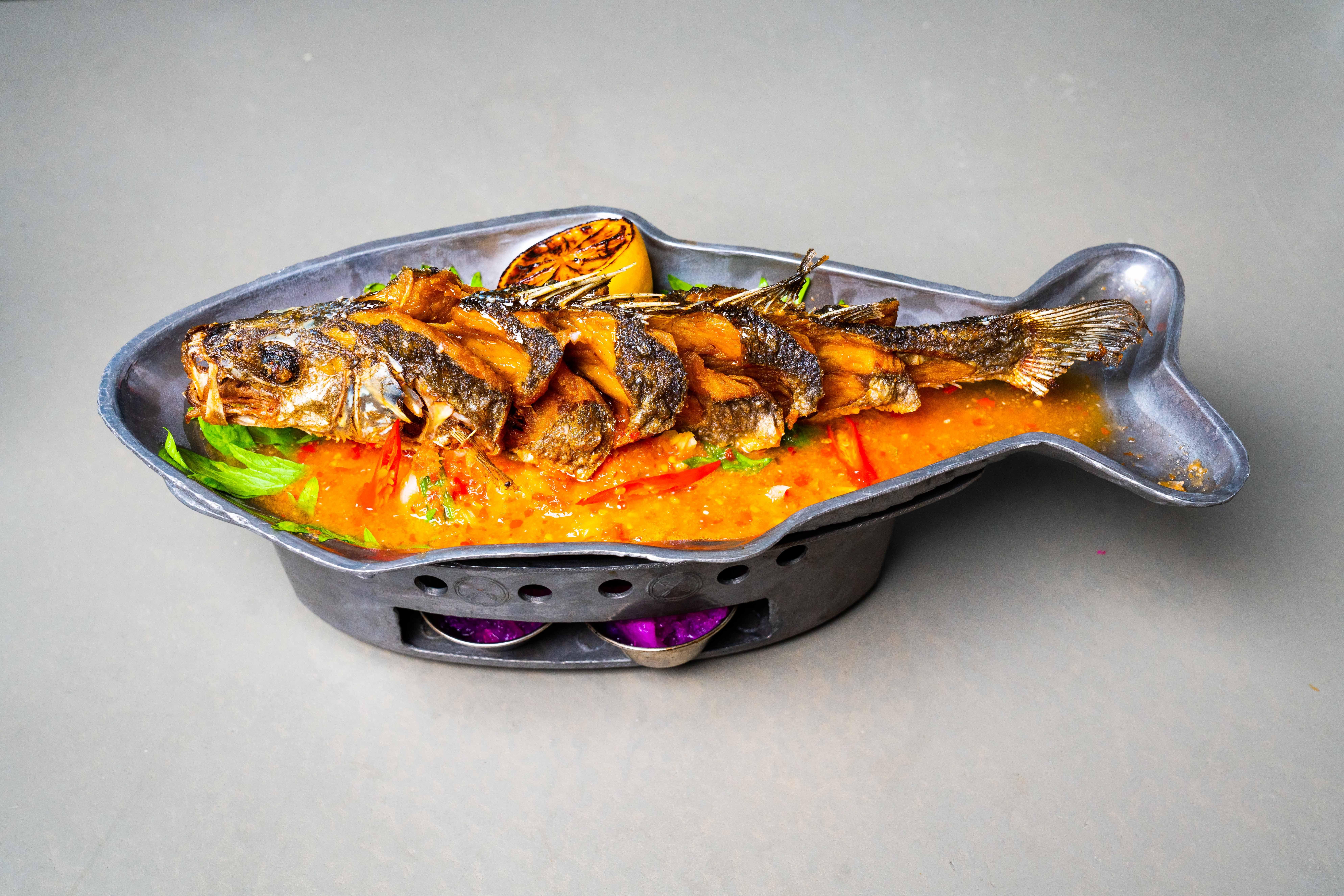Crispy Branzino.