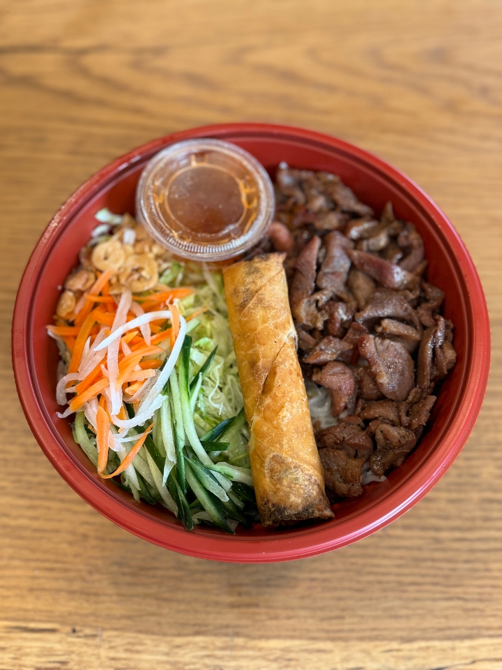 Grilled Pork Vermicelli Noodles.