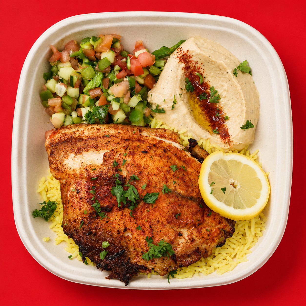 Blackened Fish Plate.