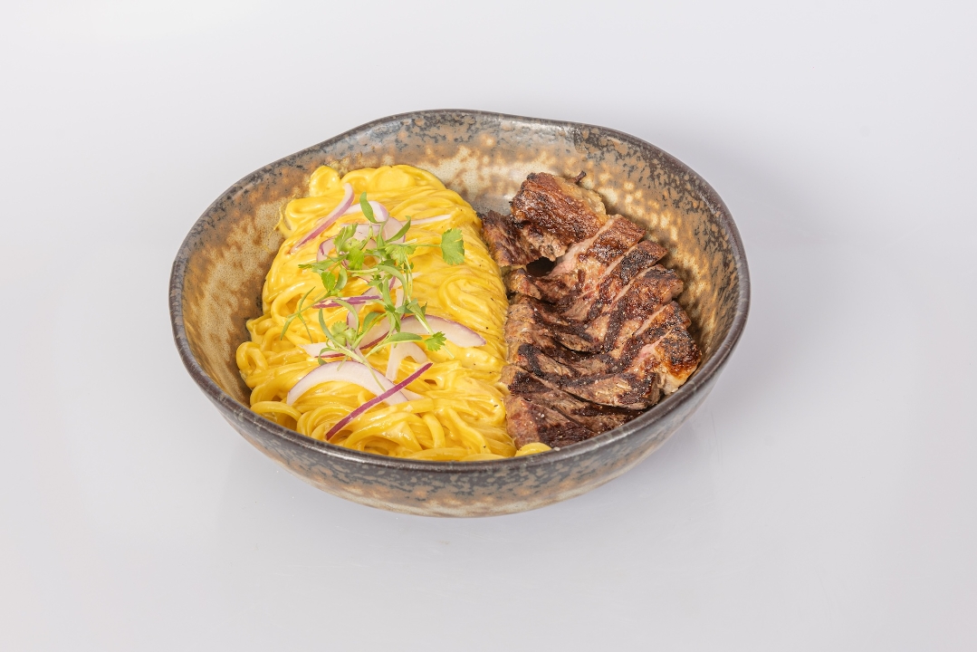 LS PICANHA AND HUANCAINA NOODLES.