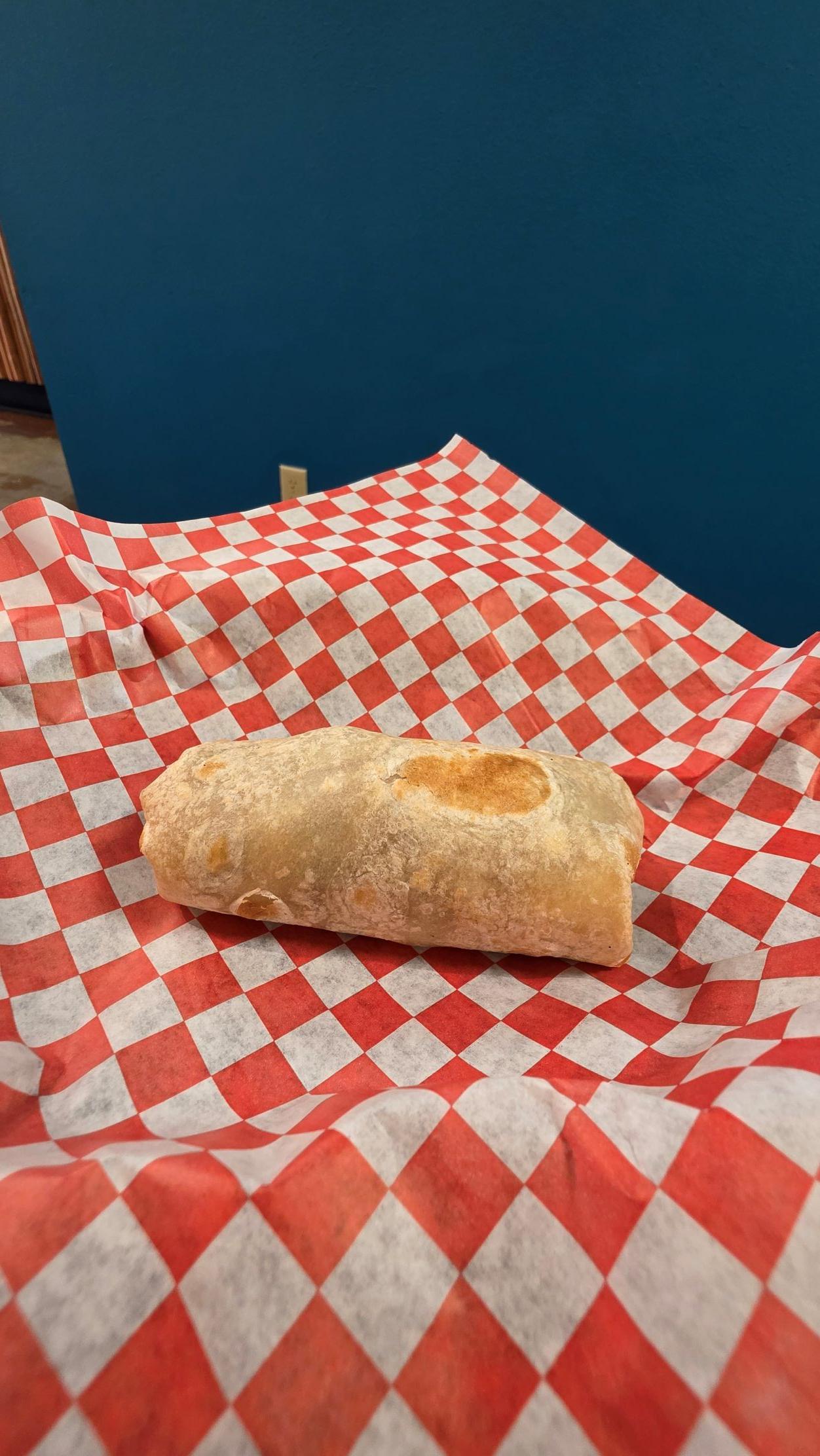 Mini Single Burrito al Pastor.