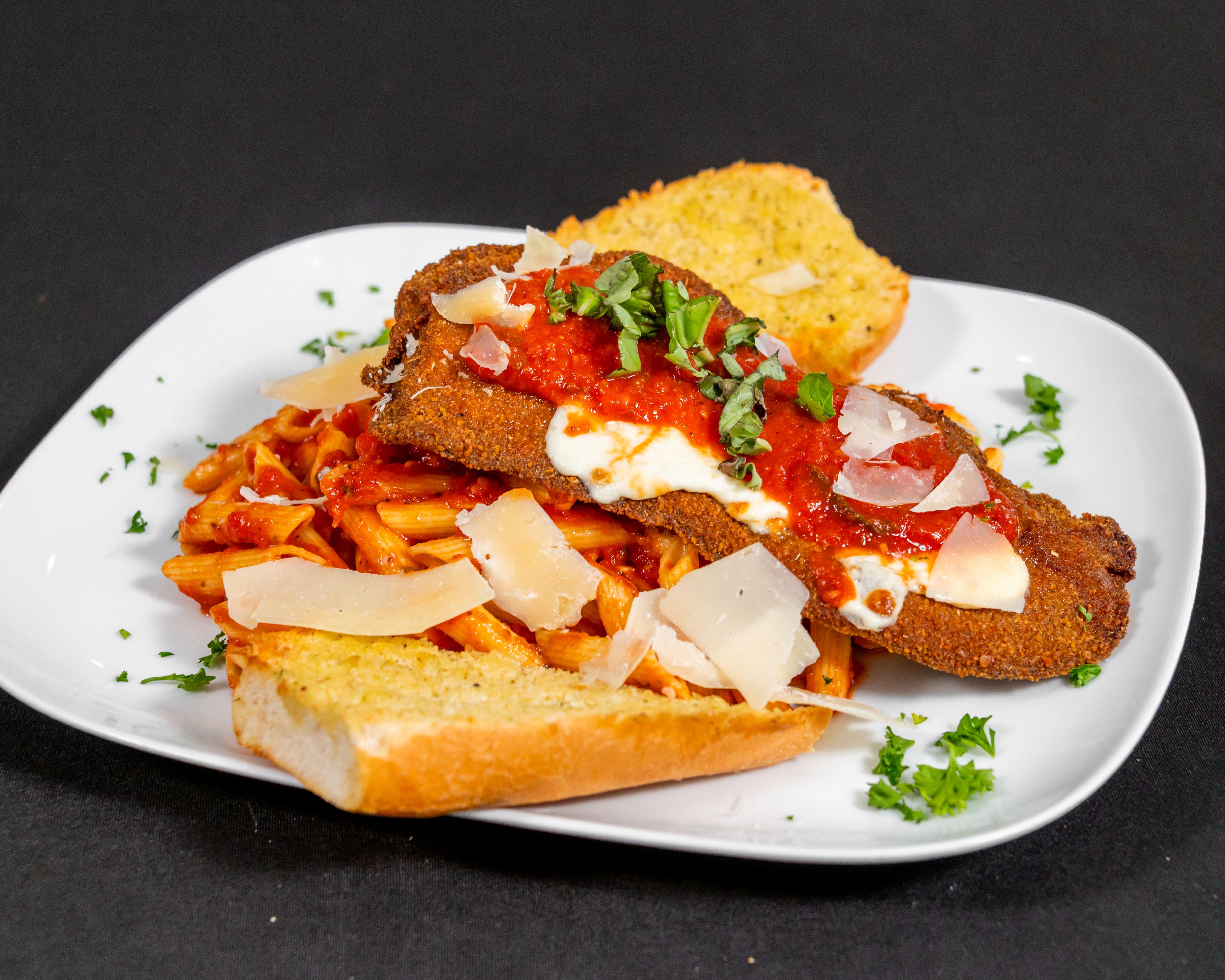 CHICKEN PARMESAN.