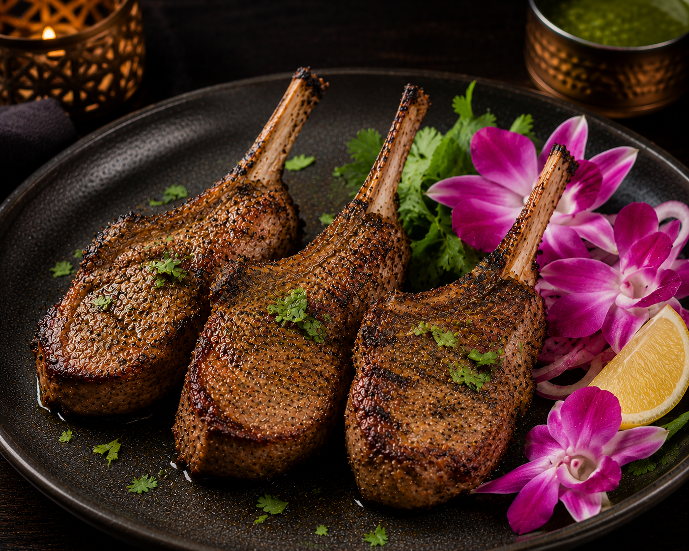 Tandoori Lamb Chops.