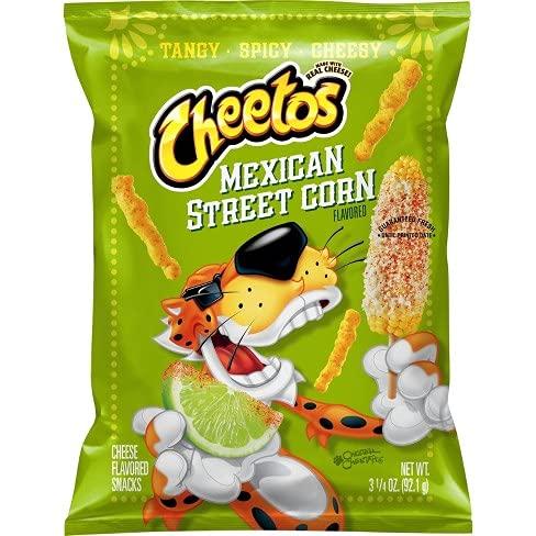 Cheetos Mexican Street Corn Flavored 3.75 Oz Tangy Spicy Cheesy ( 2 Pack ).