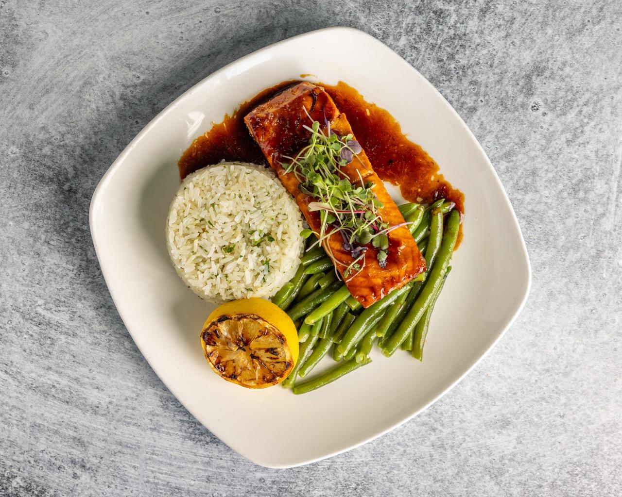Citrus Glazed Salmon.